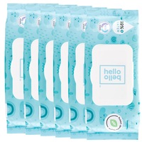 Hello Bello 360 Pack Hypoallergenic Premium Quality Baby Wipes (6 x 60 Pack)