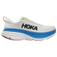 HOKA Men's Bondi 8 Running Shoes Blanc De Blanc/Virtual Blue (US 8-12.5)