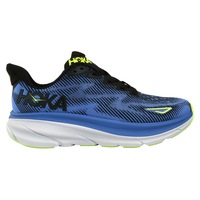 HOKA Women's Clifton 9 Running Shoes Black/Stellar Blue (US 6-10)