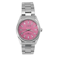 JAG Women's Kallista Analogue Watch J2736A Silver/Pink