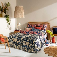 KAS Cayman Cotton Reversible Quilt Cover Set (Double, Queen, King, Super King)