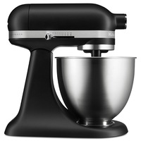 KitchenAid 3.3L Mini Tilt-Head Stand Mixer Black Matte - 5KSM3311XABM