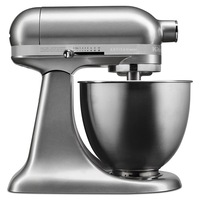 KitchenAid 3.3L Mini Tilt-Head Stand Mixer Contour Silver - 5KSM3311XACU