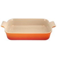 Le Creuset Stoneware Heritage Rectangular Dish Volcanic