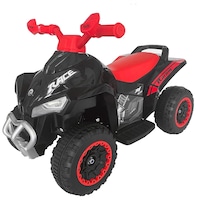 Lenoxx Kids' Quad Raptor Electric 6V Ride-On Toy Bike Black