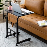 Lenoxx Adjustable Height Portable Laptop Desk Black