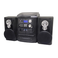 Lenoxx Hi-Fi Home Entertainment Speaker Sound System with Vinyl & CD Player