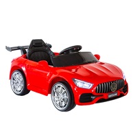 Lenoxx Kids' Mercedes Inspired 12V Rechargeable Ride On Electric Car Red