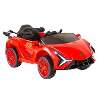 Lenoxx Kids' Ferrari Inspired 12V Ride-on Electric Car with Remote Control Red