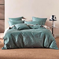 Linen House Isadora Petrol Quilt Cover Set (Queen, King)