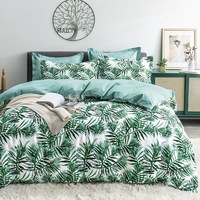Luxton Green Leaf Quilt Cover Set (Double, Queen, King)