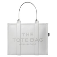 Marc Jacobs The Leather Large Tote Bag Silver