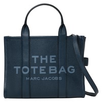 Marc Jacobs The Leather Medium Tote Bag Blue Sea