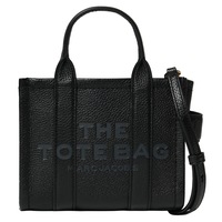 Marc Jacobs The Leather Mini Tote Crossbody Bag Black