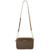 Michael Kors Jet Set Large East West Crossbody Bag Brown/Acorn