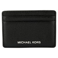 Michael Kors Jet Set Logo Leather Card Holder Black