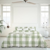 Odyssey Salisbury Quilt Cover Set Sage (Queen, King)