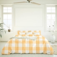 Odyssey Salisbury Quilt Cover Set Sunshine (Queen, King)