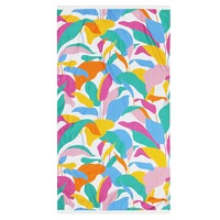 Onkaparinga Bright Foliage Sand Free Towel with Bonus Drawstring Backpack