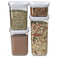 Pyrex 4 Piece Square Canister Set