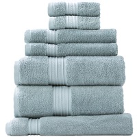 Renee Taylor Brentwood 650GSM Cotton 7 Piece Towel Set Grey Mist