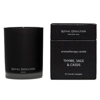 Royal Doulton Thyme, Sage & Cassis Scented Candle 220g