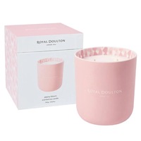Royal Doulton Decor Peony Bloom Scented Soy Candle 700g