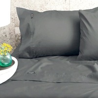 Sheraton Luxury 1200TC Sheet Set Dusk Grey (Queen, King)