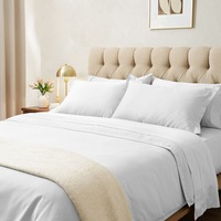 Sheraton Luxury 1200TC Quilt Cover Set White (Queen, King)
