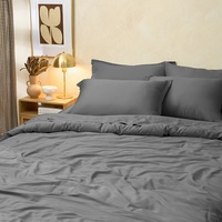 Sheraton Luxury Bamboo Luxe Quilt Cover Set Iron (Queen, King)