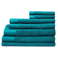 Sheraton Luxury Byron 7 Piece Cotton Towel Pack Teal