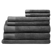 Sheraton Luxury Byron 7 Piece Cotton Towel Pack Charcoal