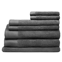 Sheraton Luxury Byron 7 Piece Cotton Towel Pack Charcoal