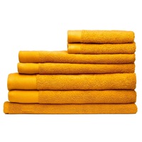 Sheraton Luxury Byron 7 Piece Cotton Towel Pack Mustard