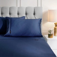 Sheraton Luxury Bamboo Luxe Sheet Set Deep Blue (Queen, King)
