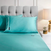 Sheraton Luxury Bamboo Luxe Sheet Set Seafoam (Queen, King)