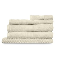 Sheraton Luxury Egyptian Cotton 5 Piece Towel Pack Flax