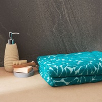 Sheraton Luxury Garden Leaf 2 Pack Bath Towels Emerald