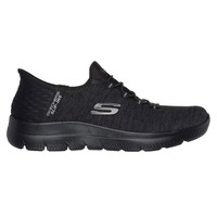 Skechers Women's Summits - Dazzling Haze Slip-Ins Sneakers Black/Black (US 6-11)