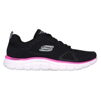 Skechers Women's Track Sneakers Black/Pink (US 6.5-11)