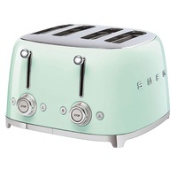 Smeg 50s Retro Style 4 Slice Toaster Pastel Green