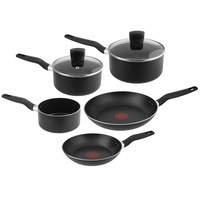 Tefal Delight 5 Piece Non-Stick Cookware Set Black