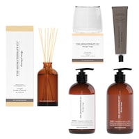 The Aromatherapy Co. Therapy Sandalwood & Cedar Home Fragrance & Skincare Bundle Set