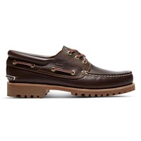 Timberland Men's Authentics 3-Eye Classic Boat Shoe Medium Brown Nubuck (US 8-11)