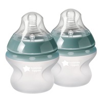 Tommee Tippee Closer To Nature 2 x 150ml Silicone Baby Bottles