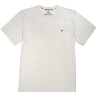 Tommy Hilfiger Men's Core Flag Crew Tee Oatmeal Heather (S, M, L, XL, XXL)