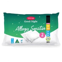 Tontine Goodnight Allergy Sensitive Australian Made Pillow Twin Pack (Medium, Firm)