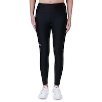 Under Armour Women's HeatGear No-Slip Waistband Full-Length Leggings Black (XS, S, M, L, XL, XXL)