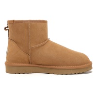 Yellow Earth Genuine Australian Sheepskin Mini Ugg Boots Chestnut (US 4-12)