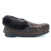 Yellow Earth Genuine Sheepskin Unisex Traditional Ugg Moccasin Brown (US 5-12)
